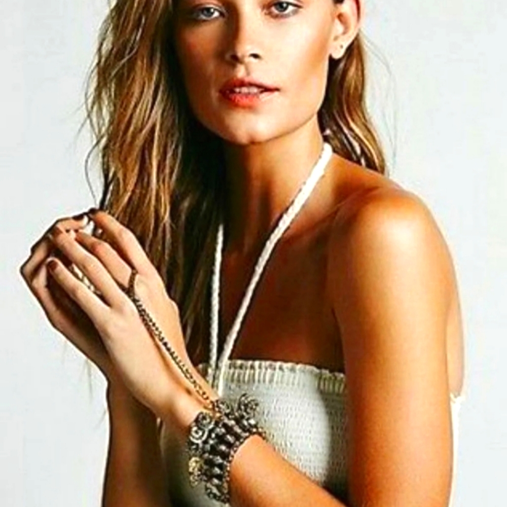 Free People x GoldBarr Coin Slave Bracelet